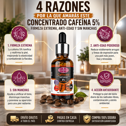 NeuroKoffein Serum ultra-concentrado cafeína 5% firmeza extrema, anti-edad y sin manchas
