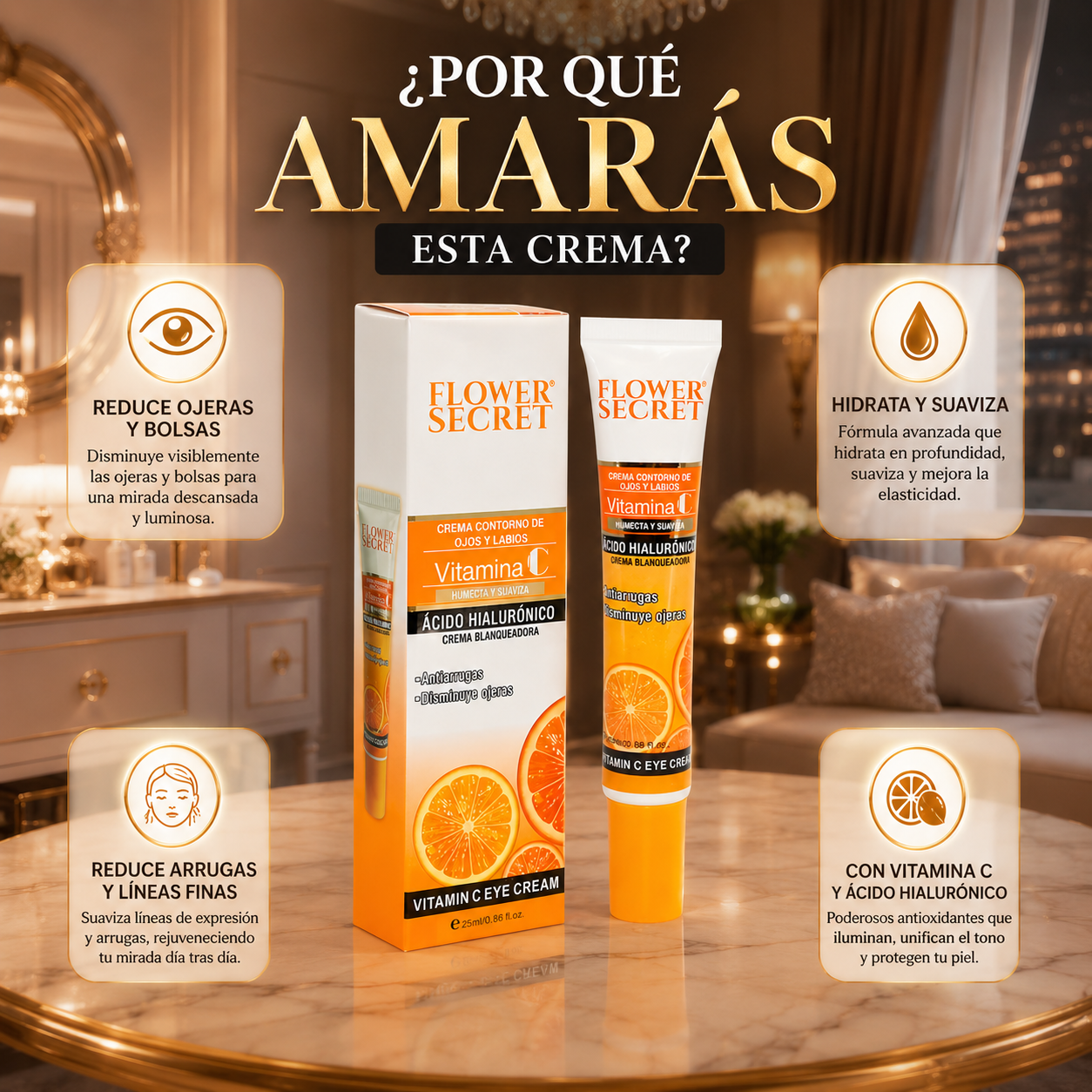 Elimina Ojeras, Reduce Arrugas y Suaviza al Instante😍 (Copia)